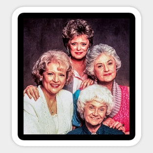 the golden girls thug life Sticker